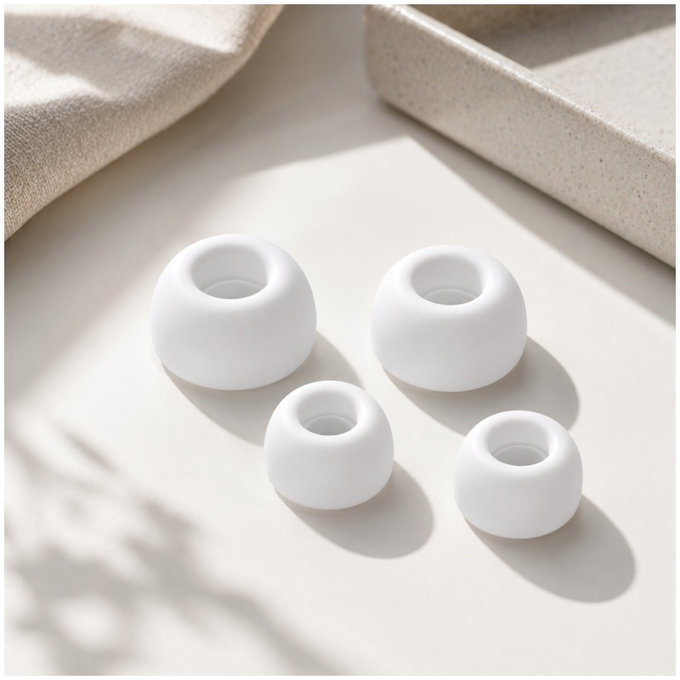 FixPremium - AirPods Pro Tips - Set 2pcs (L, S), white
