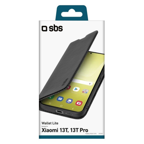 SBS - Case Book Wallet Lite for Xiaomi 13T & 13T Pro, black