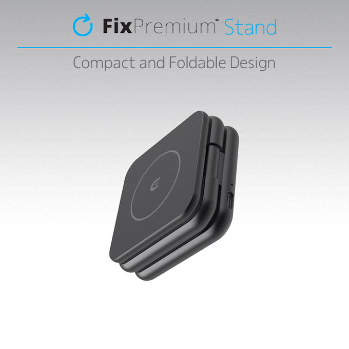 FixPremium - Foldable Stand with MagSafe, black