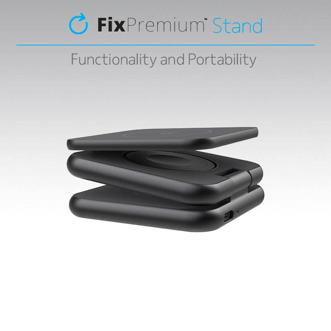 FixPremium - Foldable Stand with MagSafe, black
