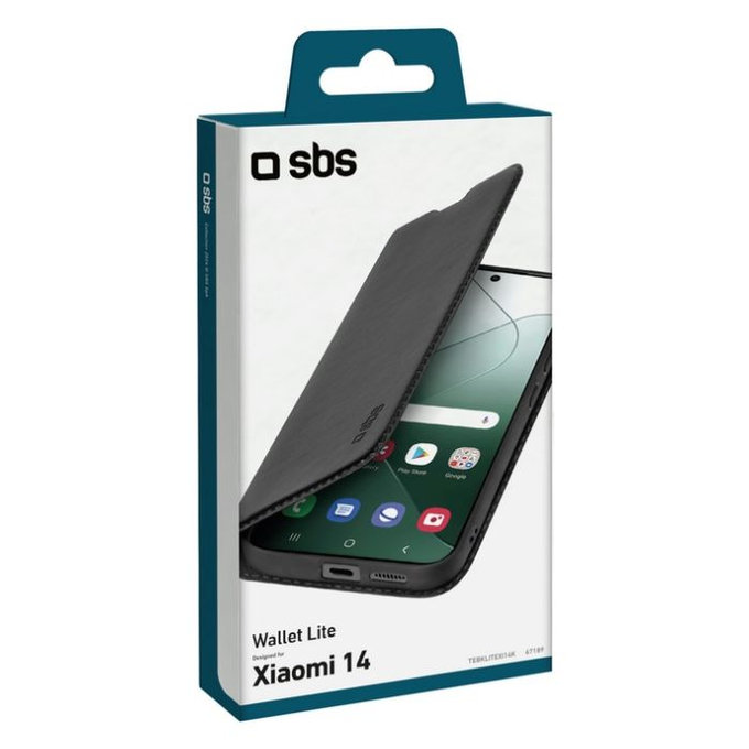 SBS - Case Book Wallet Lite for Xiaomi 14, black