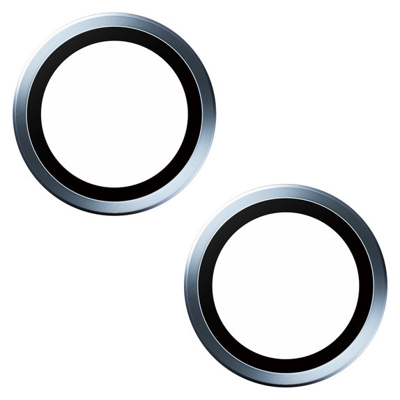 Camera Lens Protector Hoops for iPhone 15/15 Plus, Blue, PanzerGlass
