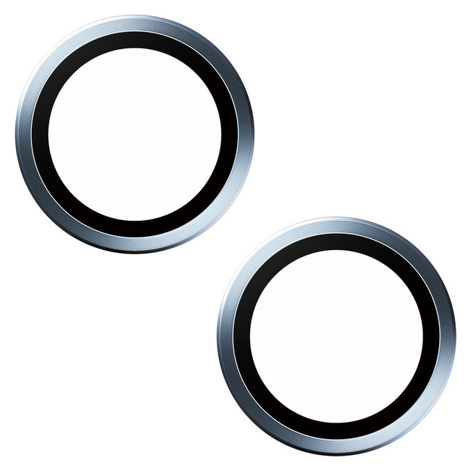 Camera Lens Protector Hoops for iPhone 15/15 Plus, Blue, PanzerGlass
