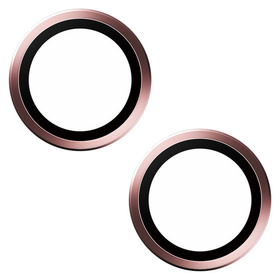 Camera Lens Protector Hoops for iPhone 15/15 Plus, Pink, PanzerGlass