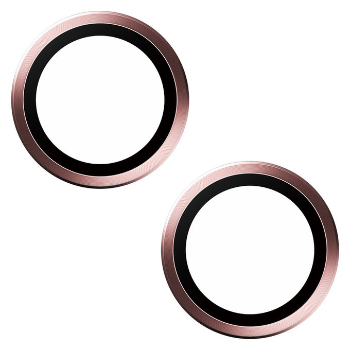 Camera Lens Protector Hoops for iPhone 15/15 Plus, Pink, PanzerGlass