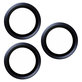 Camera Lens Protector Hoops for iPhone 15 Pro/15 Pro Max, Blue Metal, PanzerGlass