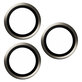 Camera Lens Protector Hoops for iPhone 15 Pro/15 Pro Max, Natural Titanium, PanzerGlass