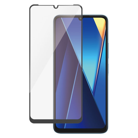 Tempered Glass UWF for Xiaomi Redmi 13C, Black, PanzerGlass