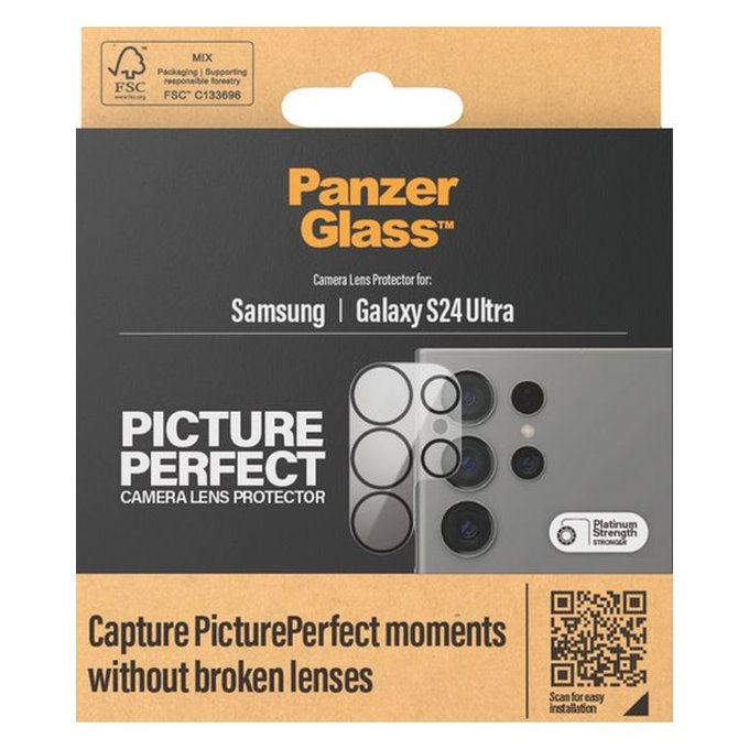 PanzerGlass - Rear Camera Lens Protector PicturePerfect for Samsung Galaxy S24 Ultra, black
