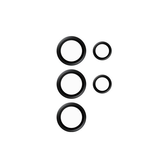 PanzerGlass - Rear Camera Lens Protector Hoops for Samsung Galaxy S24 Ultra, black