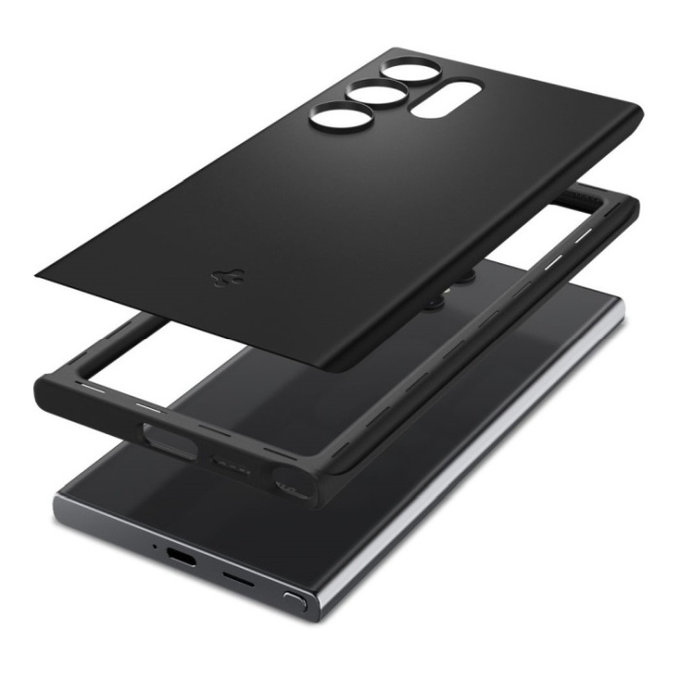 Spigen - Case Thin Fit for Samsung Galaxy S24 Ultra, black