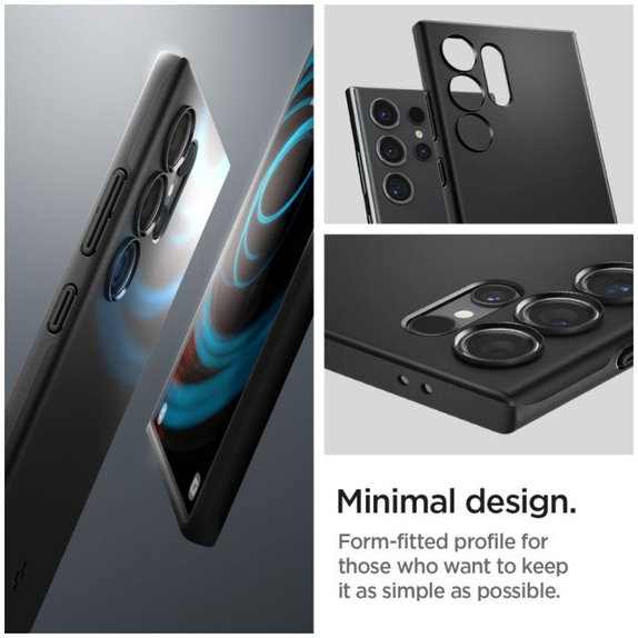 Spigen - Case Thin Fit for Samsung Galaxy S24 Ultra, black