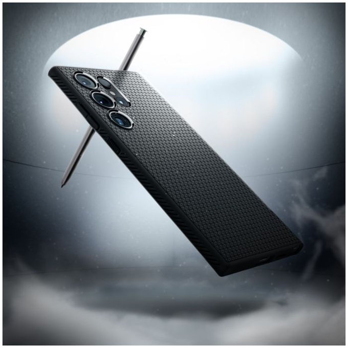Spigen - Case Liquid Air for Samsung Galaxy S24 Ultra, Matte Black