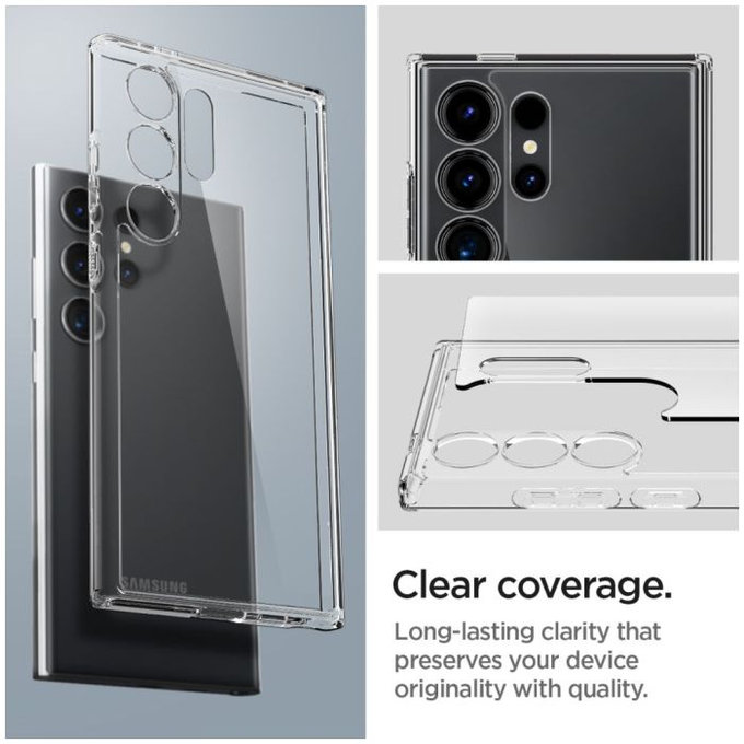 Spigen - Case Ultra Hybrid for Samsung Galaxy S24 Ultra, transparent