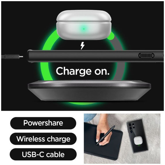 Spigen - Case Ultra Hybrid for Samsung Galaxy S24 Ultra, Matte Black