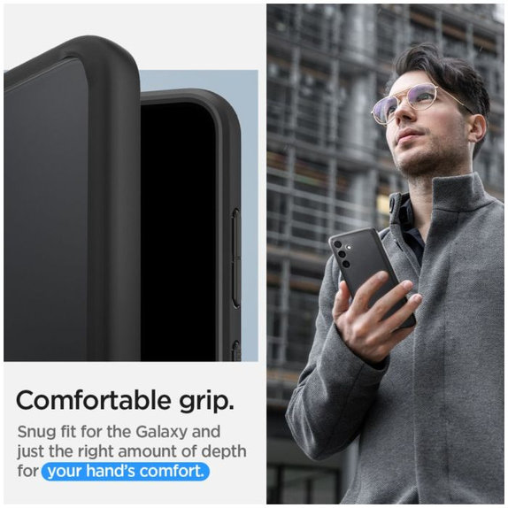 Spigen - Case Ultra Hybrid for Samsung Galaxy S24+, Matte Black