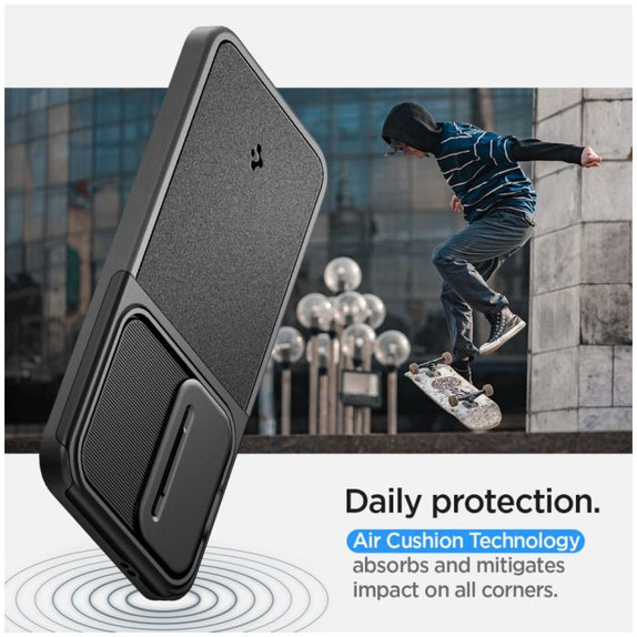 Spigen - Case Optik Armor for Samsung Galaxy S24, black
