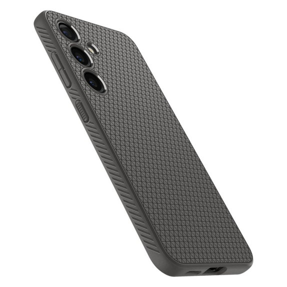 Spigen - Case Liquid Air for Samsung Galaxy S24, Granite Gray