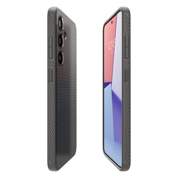 Spigen - Case Liquid Air for Samsung Galaxy S24, Granite Gray