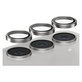 Camera Lens Protector Hoops for Samsung Galaxy S24/S23/S23+, Gray, PanzerGlass
