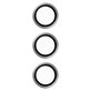 Camera Lens Protector Hoops for Samsung Galaxy S24/S23/S23+, Gray, PanzerGlass