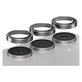 Camera Lens Protector Hoops for Samsung Galaxy S24+, Gray, PanzerGlass
