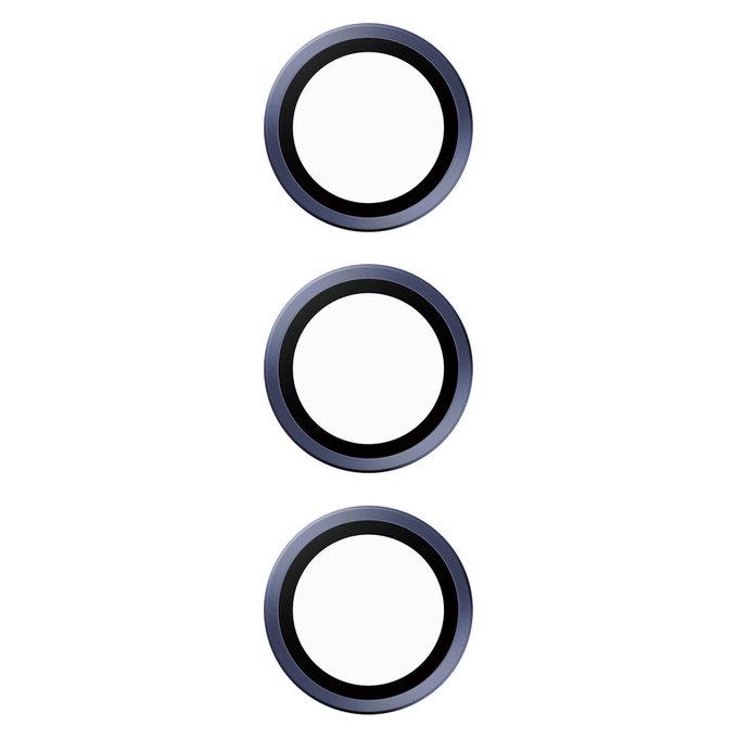 Camera Lens Protector Hoops for Samsung Galaxy S24+, Purple, PanzerGlass