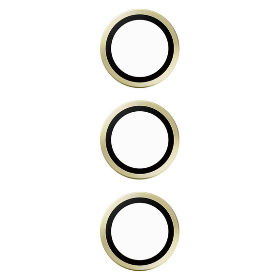Camera Lens Protector Hoops for Samsung Galaxy S24+, Yellow, PanzerGlass