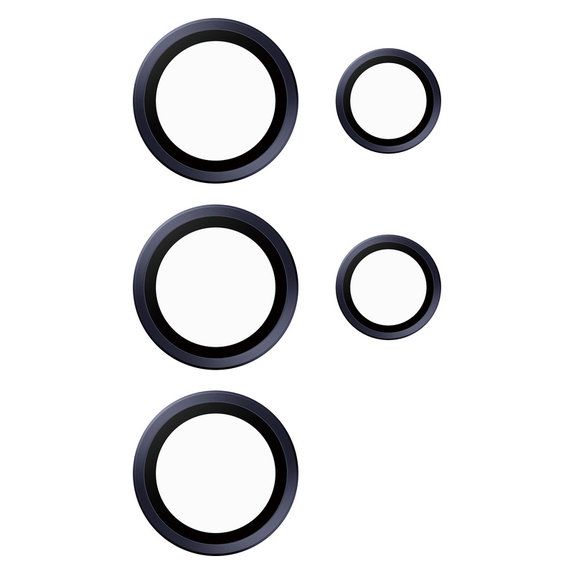 Camera Lens Protector Hoops for Samsung Galaxy S24 Ultra, Purple, PanzerGlass