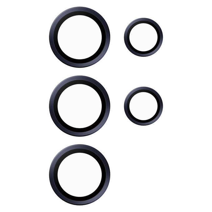 Camera Lens Protector Hoops for Samsung Galaxy S24 Ultra, Purple, PanzerGlass