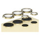 Camera Lens Protector Hoops for Samsung Galaxy S24 Ultra, Yellow, PanzerGlass
