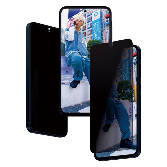 PanzerGlass - Tempered Glass Re:Fresh UWF Privacy with aplicator for Samsung Galaxy A55, black