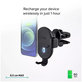 SBS - Car Holder Gravity with Wireless Charging, 10W, black