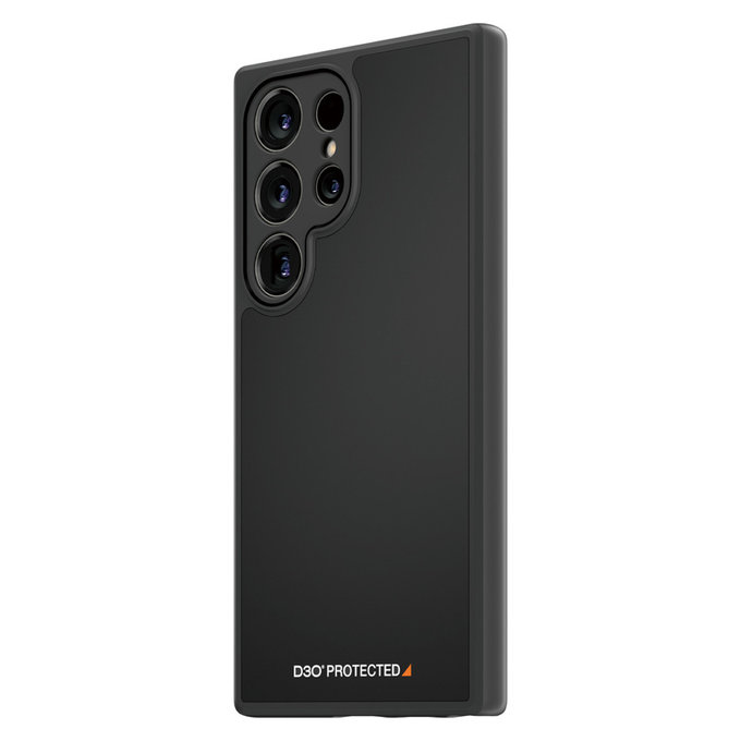 Case HardCase D3O for Samsung Galaxy S24 Ultra, Black, PanzerGlass