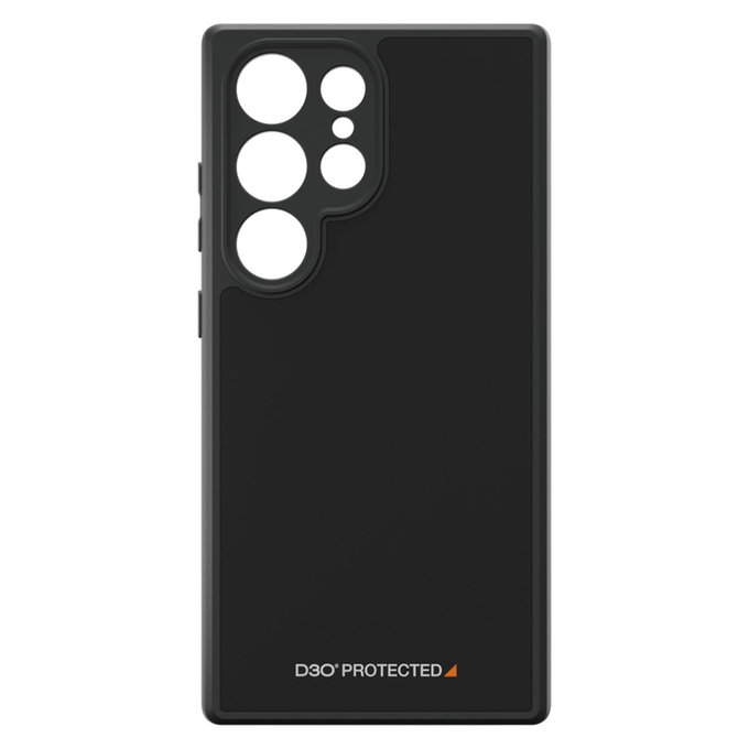 Case HardCase D3O for Samsung Galaxy S24 Ultra, Black, PanzerGlass