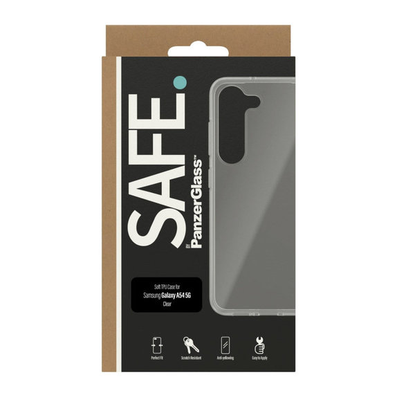 Case TPU for Samsung Galaxy A14/A14 5G, Transparent, SAFE by PanzerGlass