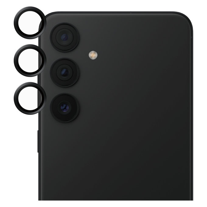Camera Lens Protector for Samsung Galaxy S24+, Black, SAFE by PanzerGlass