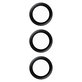 Camera Lens Protector for Samsung Galaxy S24+, Black, SAFE by PanzerGlass
