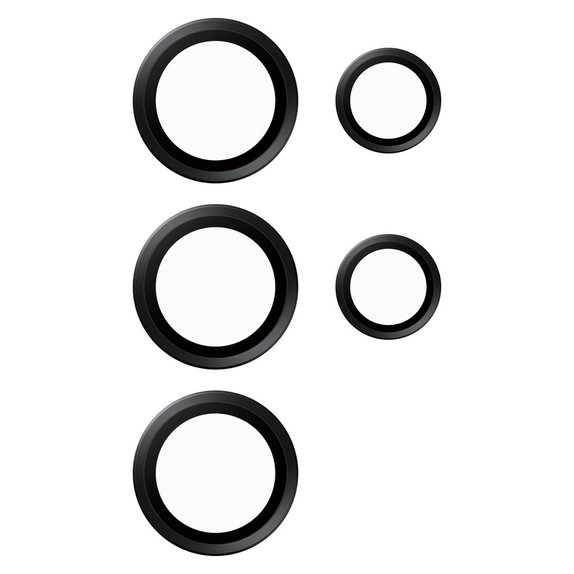 Camera Lens Protector for Samsung Galaxy S24 Ultra, Black, SAFE by PanzerGlass