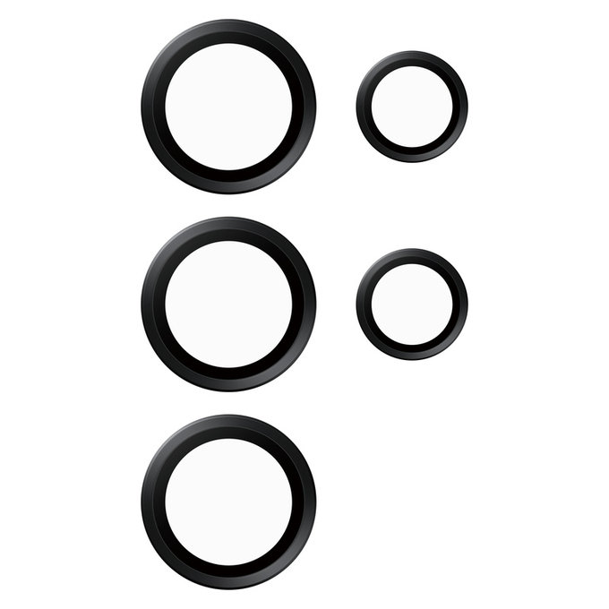 Camera Lens Protector for Samsung Galaxy S24 Ultra, Black, SAFE by PanzerGlass