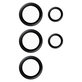 Camera Lens Protector for Samsung Galaxy S24 Ultra, Black, SAFE by PanzerGlass