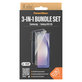 Bundle Hoops + Tempered Glass UWF + Hard Case D3O for Samsung Galaxy A55 5G, PanzerGlass