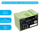 iRobot Roomba e-series, i-series - Battery ABL-D1, 4624864, ABL-D2 Li-Ion 14.4V 3000mAh