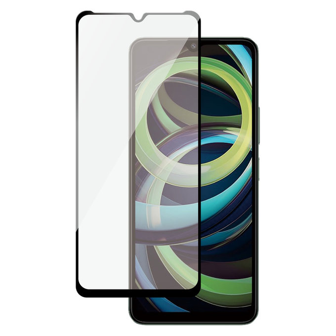Tempered Glass UWF for Xiaomi Redmi A3, Black, SAFE by PanzerGlass