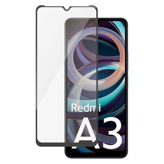 Tempered Glass UWF AB for Xiaomi Redmi A3, Čierne, PanzerGlass