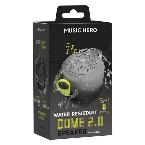 Music Hero - Wireless Speaker DOME 2.0, 3 W, black