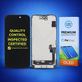 Display Soft OLED for iPhone 15, Touch Screen with Frame, FixPremium
