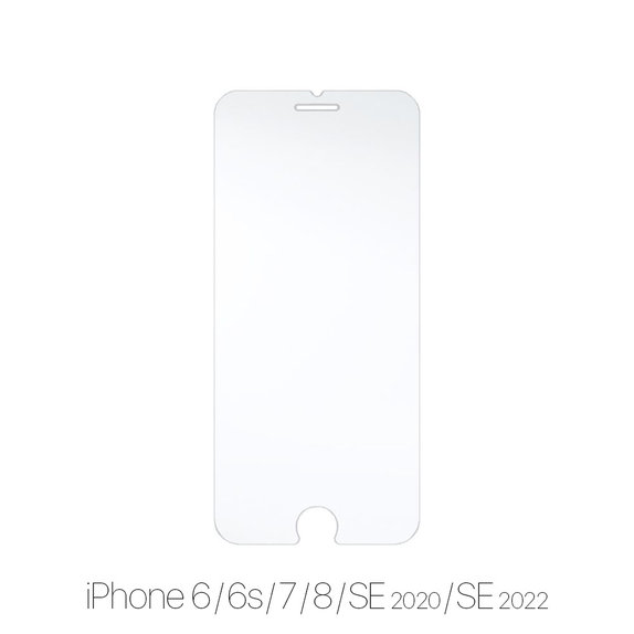 FixPremium Glass - Tempered Glass for iPhone 6, 6s, 7, 8, SE 2020 & SE 2022 (10 Pack)