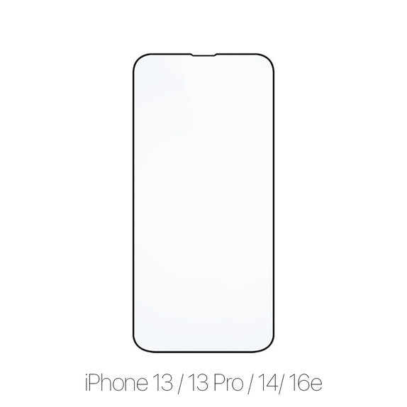 FixPremium FullCover Glass - Tempered Glass for iPhone 13, 13 Pro, 14 & 16e (10 Pack)