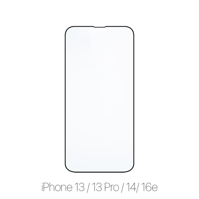 FixPremium FullCover Glass - Tempered Glass for iPhone 13, 13 Pro, 14 & 16e (10 Pack)